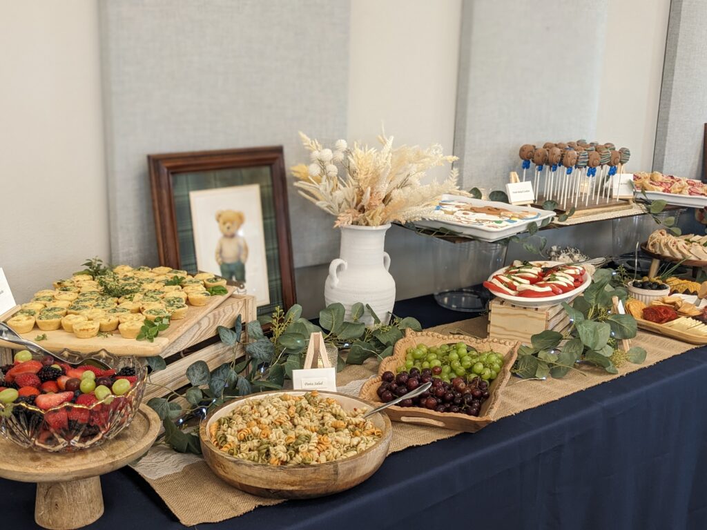 Bear Baby Shower Buffet